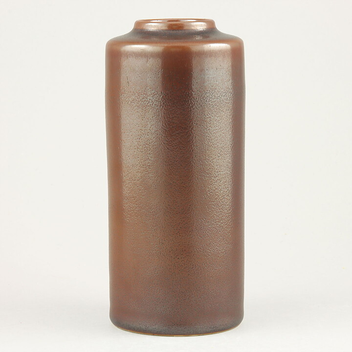 ジョン・アンダーソン  茶色のベース  円筒形  14cm  1950年代