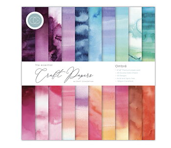 Craft Consortium Essential Craft Papers - 8x8 inch Paper pad Ombre