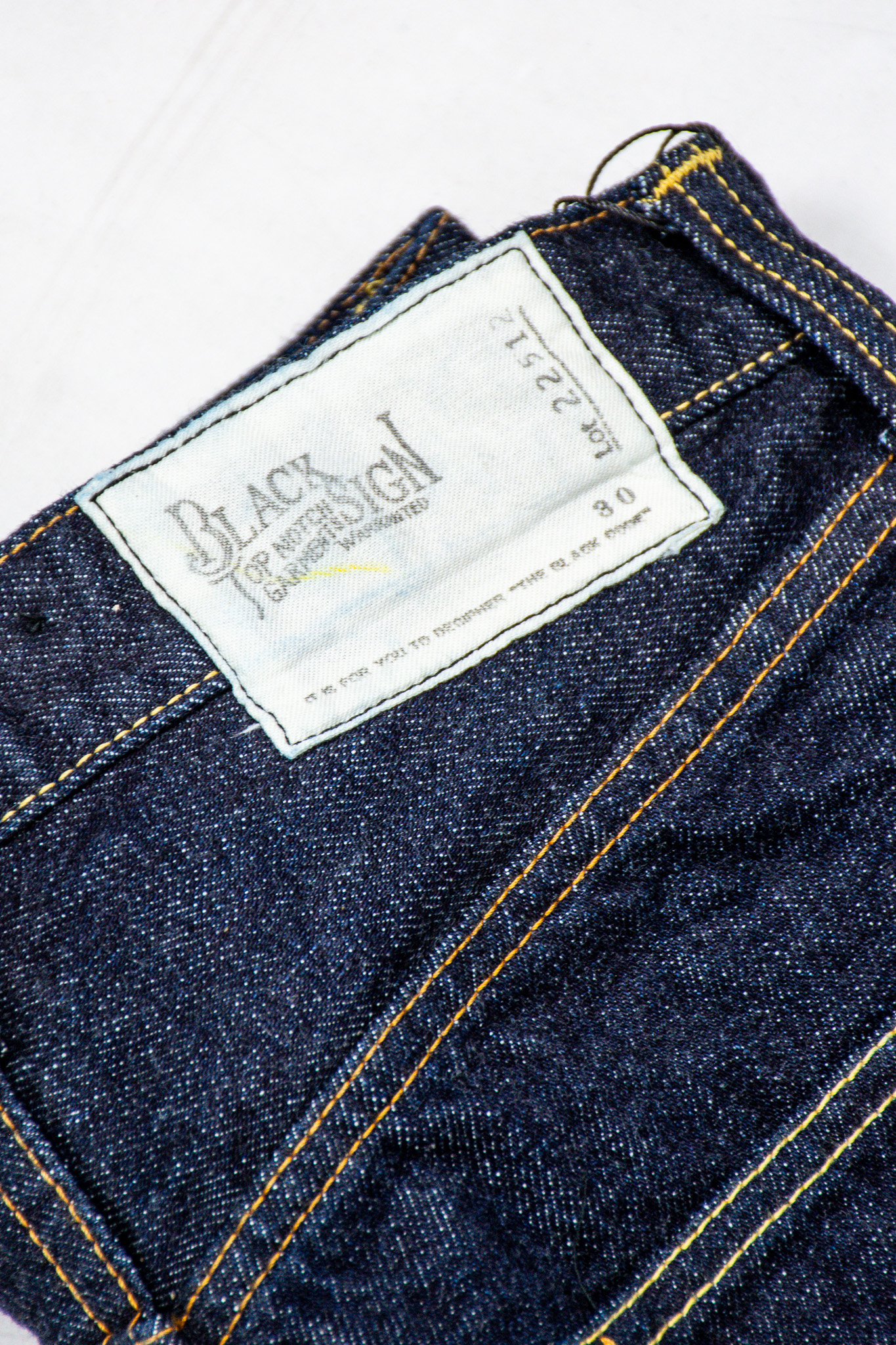 Black Sign - 14oz BS Denim Wide Straight Jeans - 5