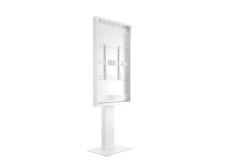 M Pro Series Enclosure 65" Kiosk White