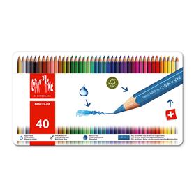 Caran d'Ache Fancolor. Färgpennor. 40 mixade färger