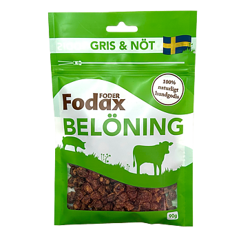 Belöningsgodis Fodax 90g, Gris & Nöt