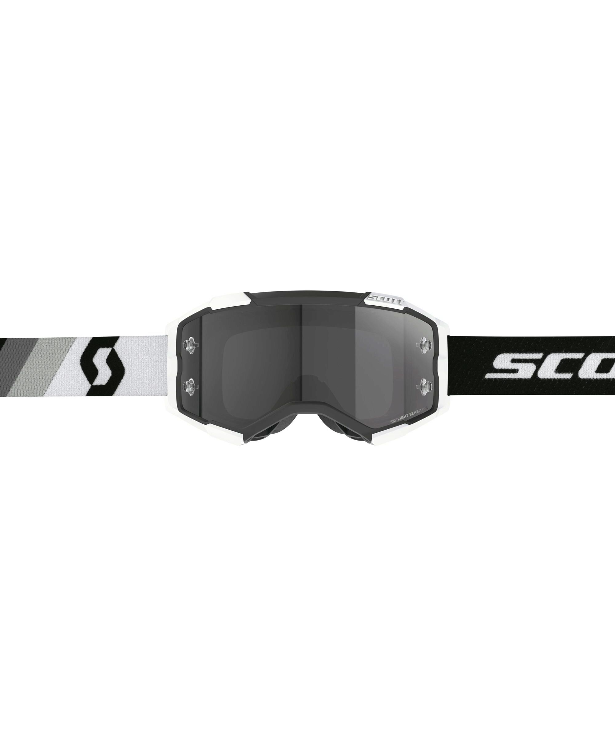 Scott Fury Crossglasögon Light Sensitive Svart/Vit - 2