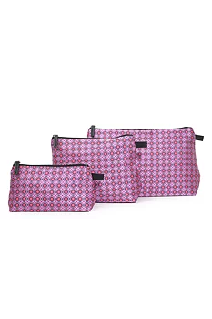 Cosmetic Bag | Artist Mosaic Beige | Pink L CEANNIS