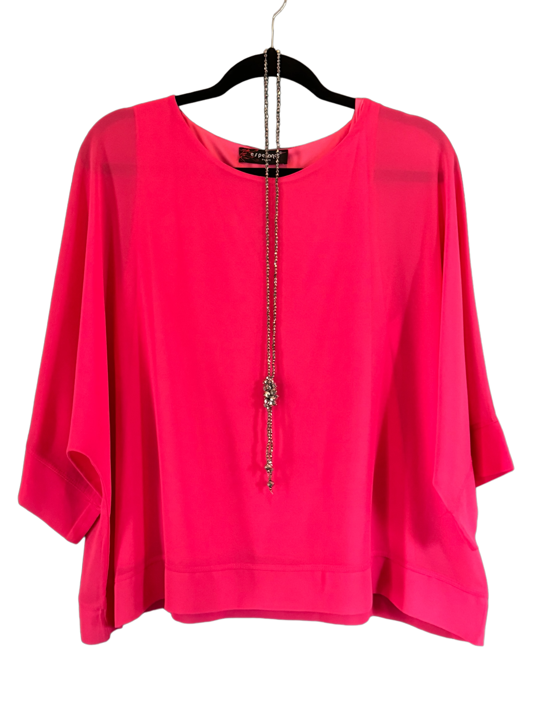 CHIFFONG - TUNIKA - FUCHSIA 