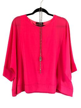CHIFFONG - TUNIKA - FUCHSIA 