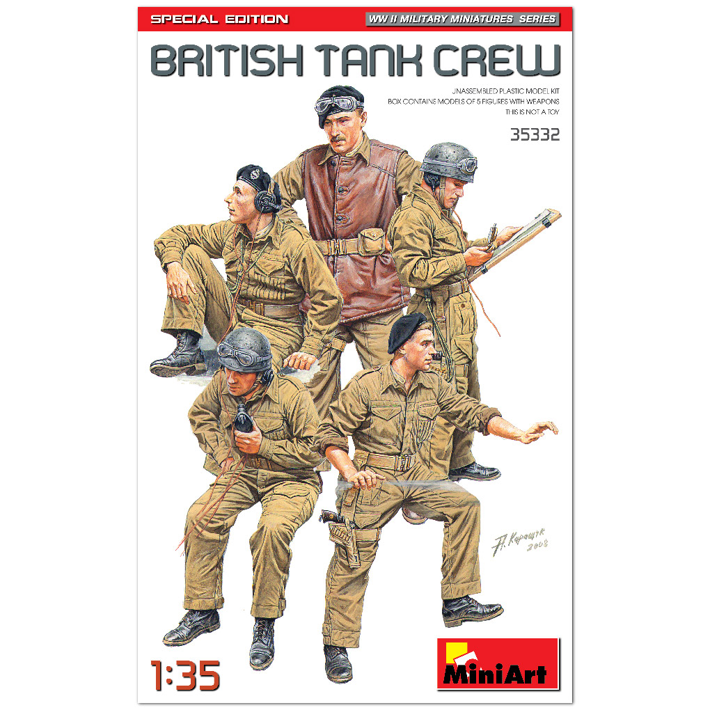 1/35 British Tank Crew. Special Edition