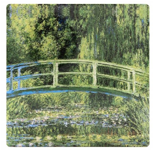 Claude Monet - Glasunderlägg i Keramik 4 olika motiv - 3