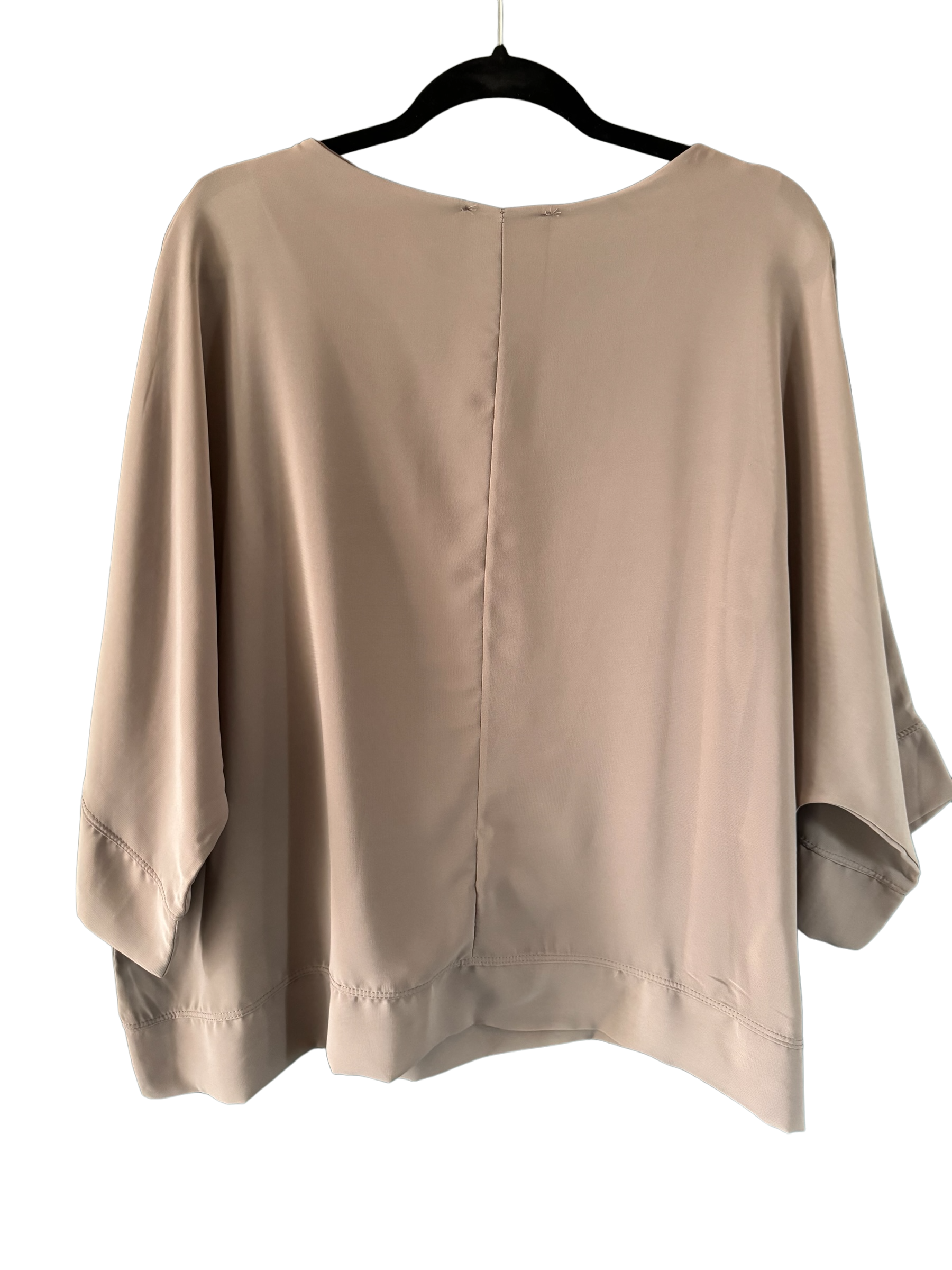 CHIFFONG - TUNIKA - TAUPE  - 4