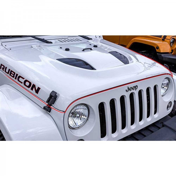 OFD 10th Anniversary Steel Hood - Jeep JK & JKU - 6