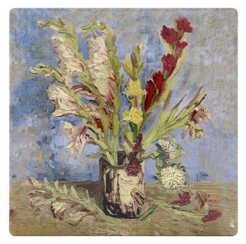Van Gogh - Glasunderlägg i Keramik 4 olika motiv - 2