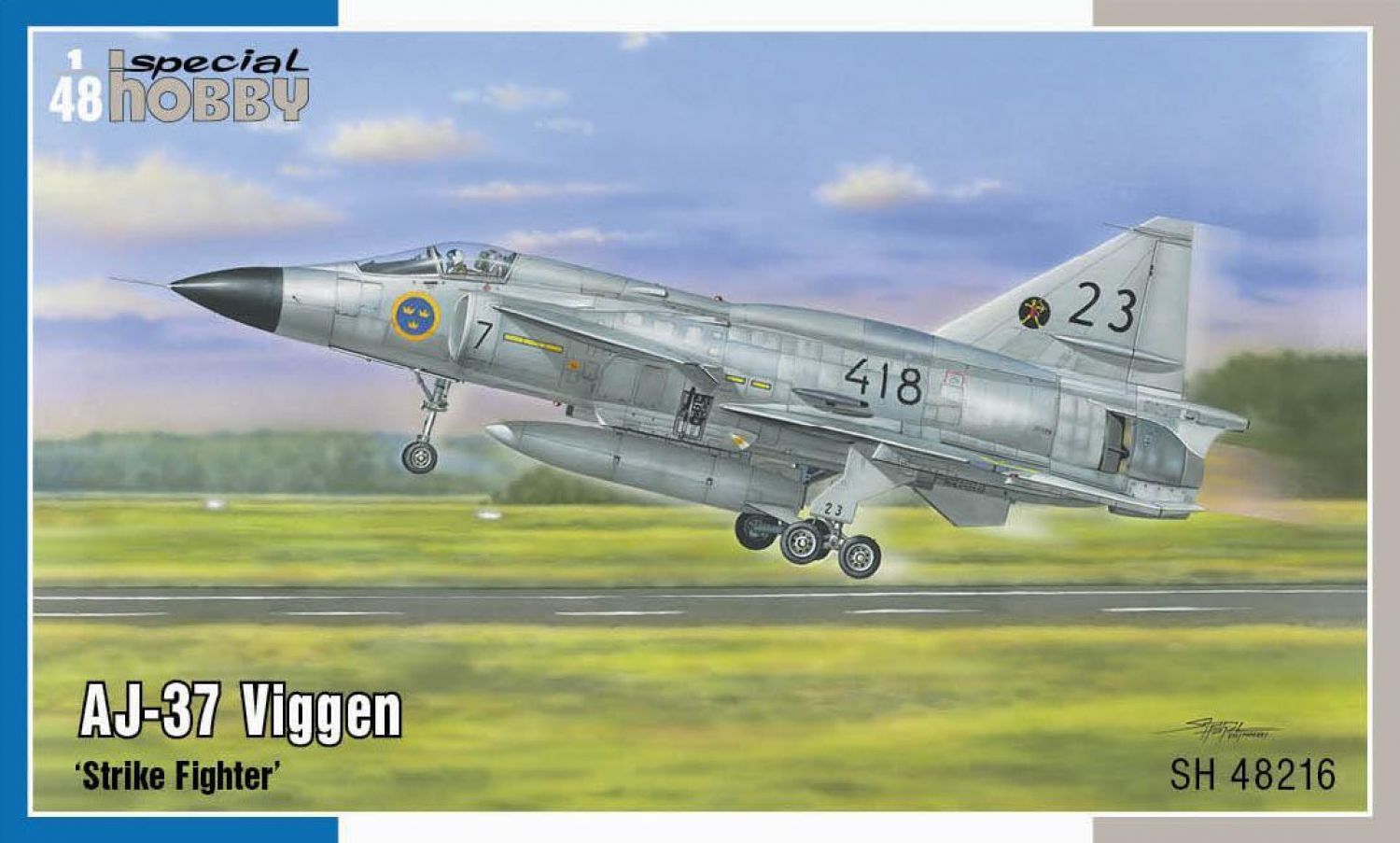 1/48 SAAB AJ 37 Viggen “Attack Version” - Updated edition