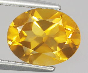 1.72 ct stunning 9x7 mm calibrated oval natural citrine