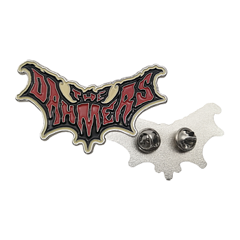 THE DAHMERS - METAL PIN, LOGO (BEIGE, RED & BLACK)