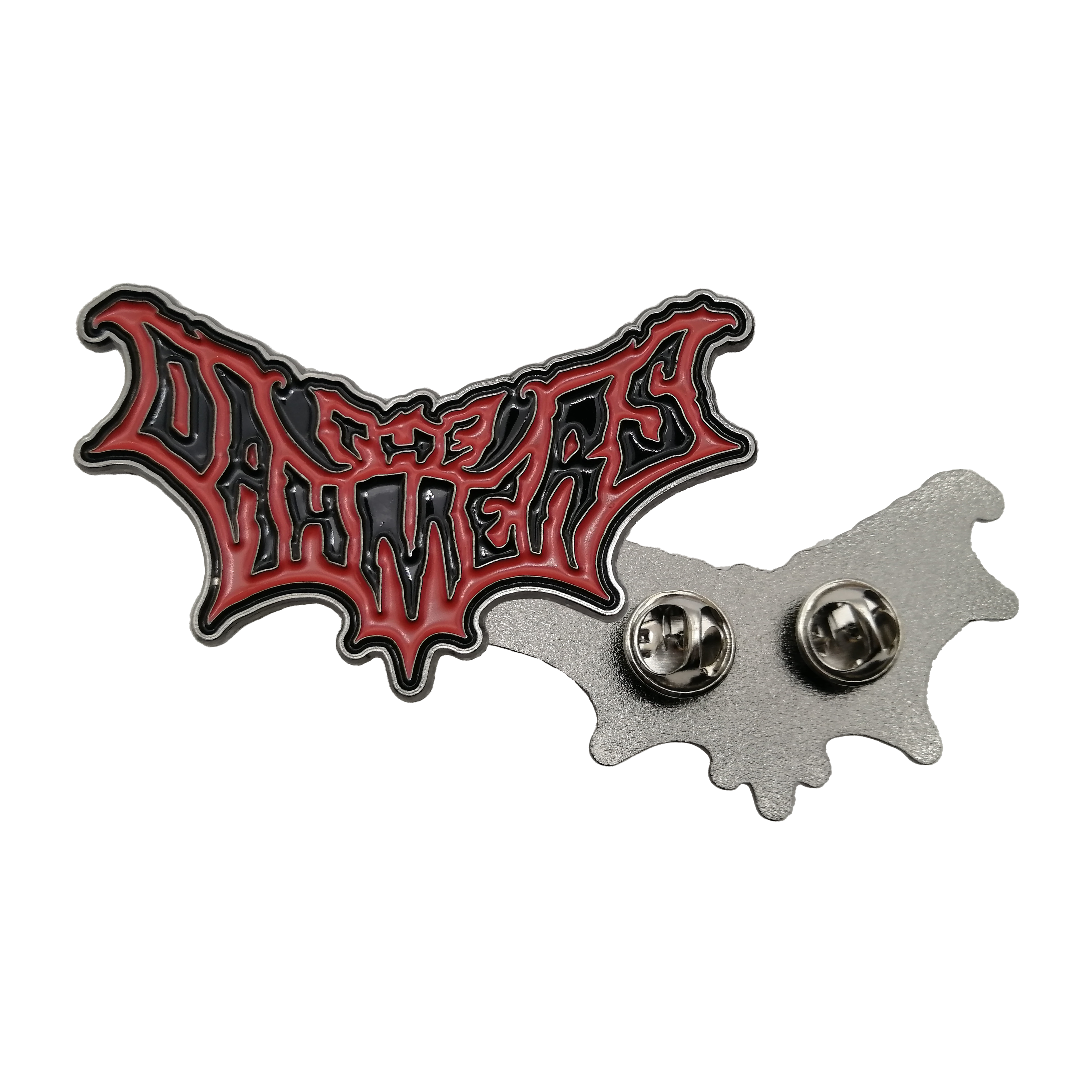 THE DAHMERS - METAL PIN, LOGO (RED & BLACK)