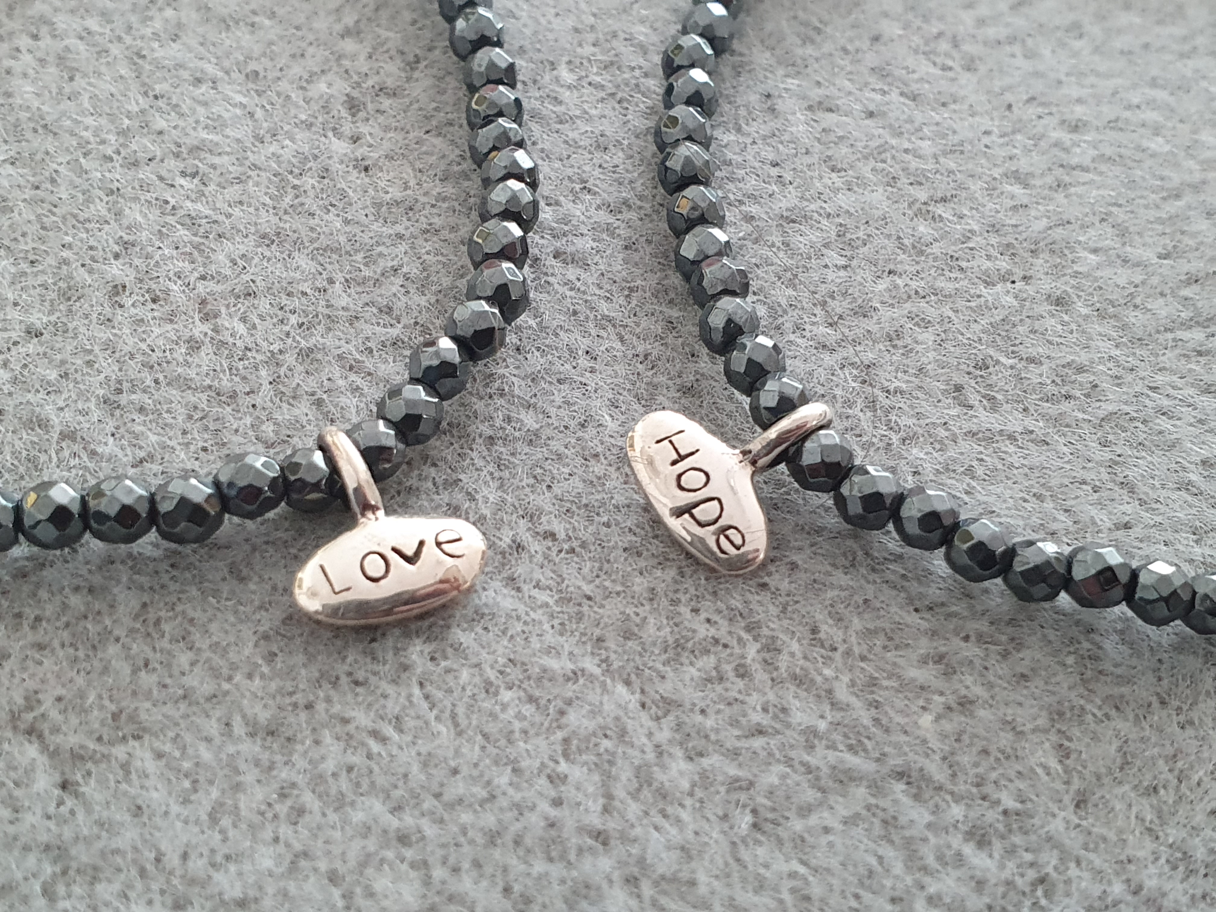 Love/Hope set. 925-silver - 3
