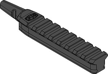 Spuhr A-0229 Picatinny Rail 75 mm, RD/F