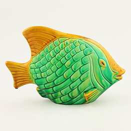 Gunnar Nylund (1940s) Colorful Flat Fish 22 cm