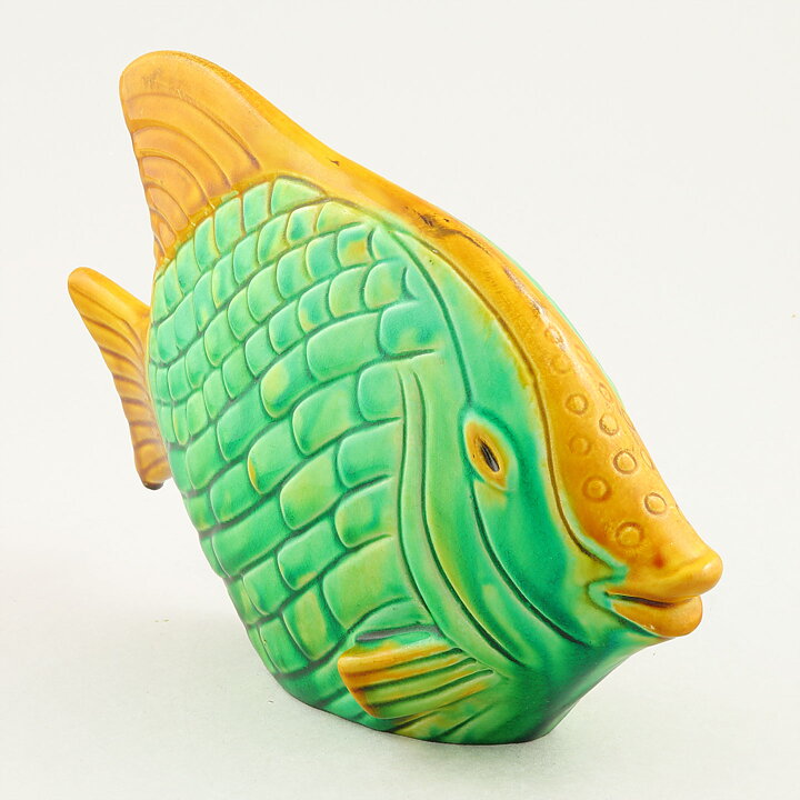 Gunnar Nylund (1940s) Colorful Flat Fish 22 cm