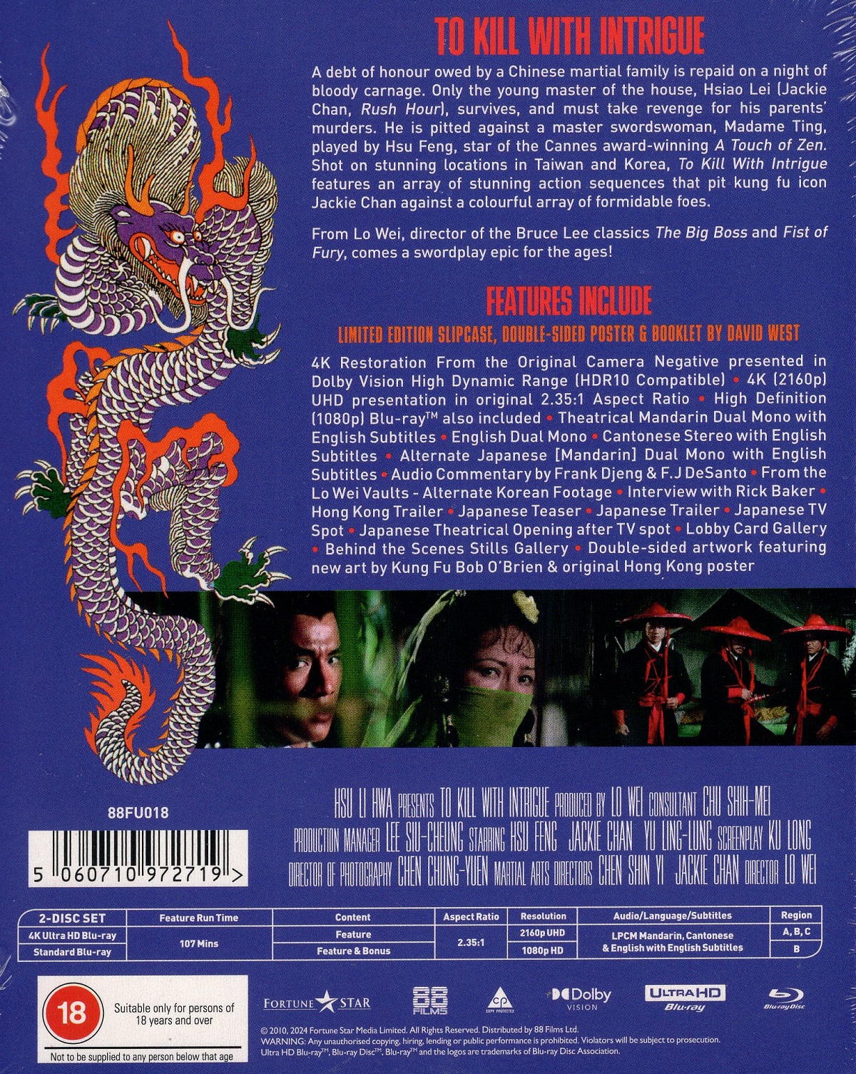 To Kill With Intrigue (Limited Edition) (ej svensk text) (4K Ultra HD + Blu-ray) - 2