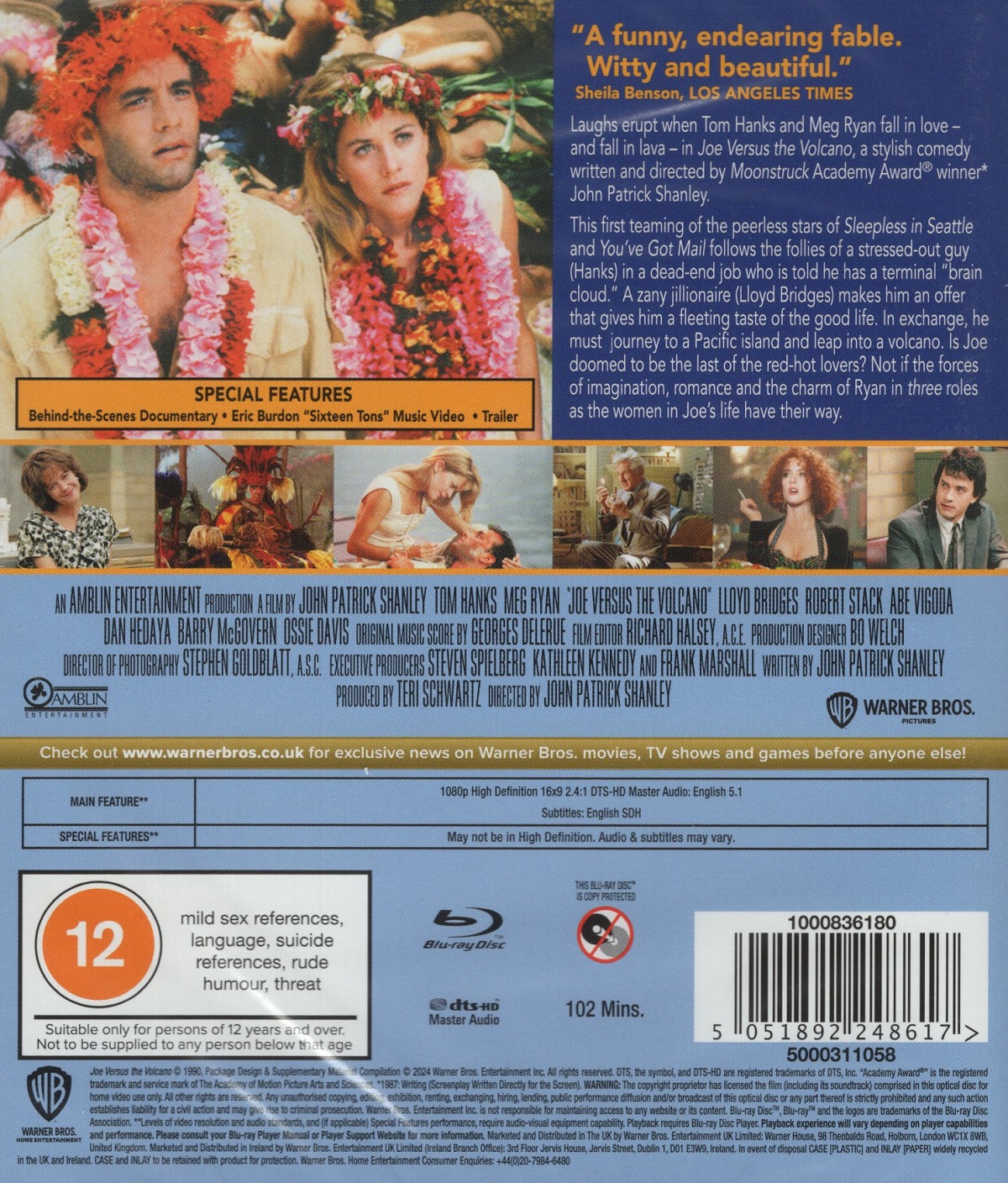 Joe Versus the Volcano (ej svensk text) (Blu-ray) - 2