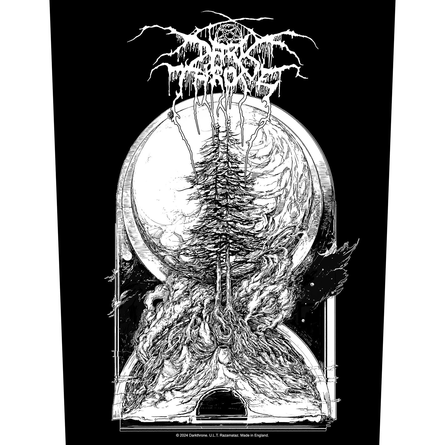 DARKTHRONE BACK PATCH - LONE PINES OF THE LOST PLANET