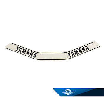 Klistermærke til motorhjelm, sort NTS til Yamaha LB50 (Chappy)