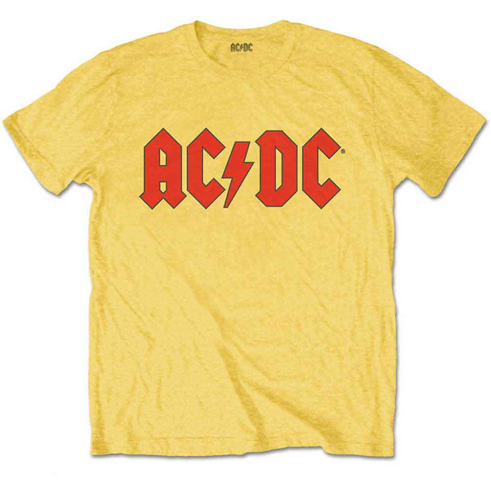 AC/DC Logo Barn Yellow T-shirt