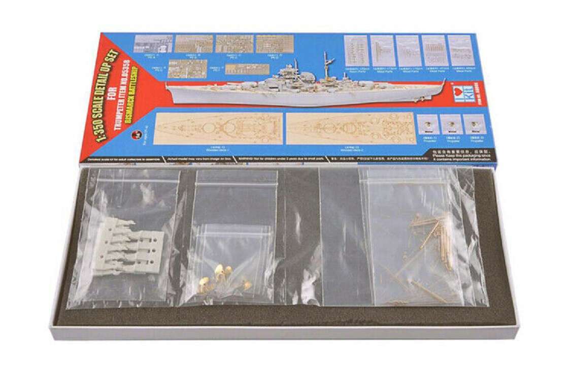 1/350 Bismark 1941 Detail Up Set