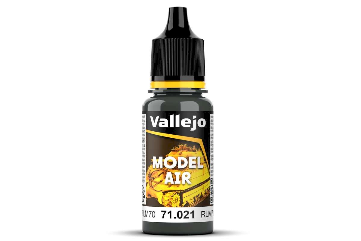 Vallejo 71021 Model Air 17ml black green RLM70