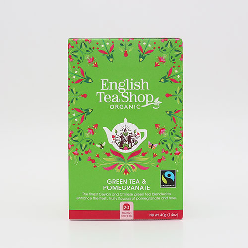 Grönt te & granatäpple - English Tea Shop
