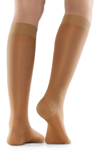 Mabs Stödstrumpor Nylon Solbrun