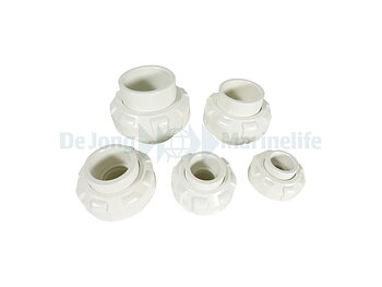 Vit PVC Unionskoppling