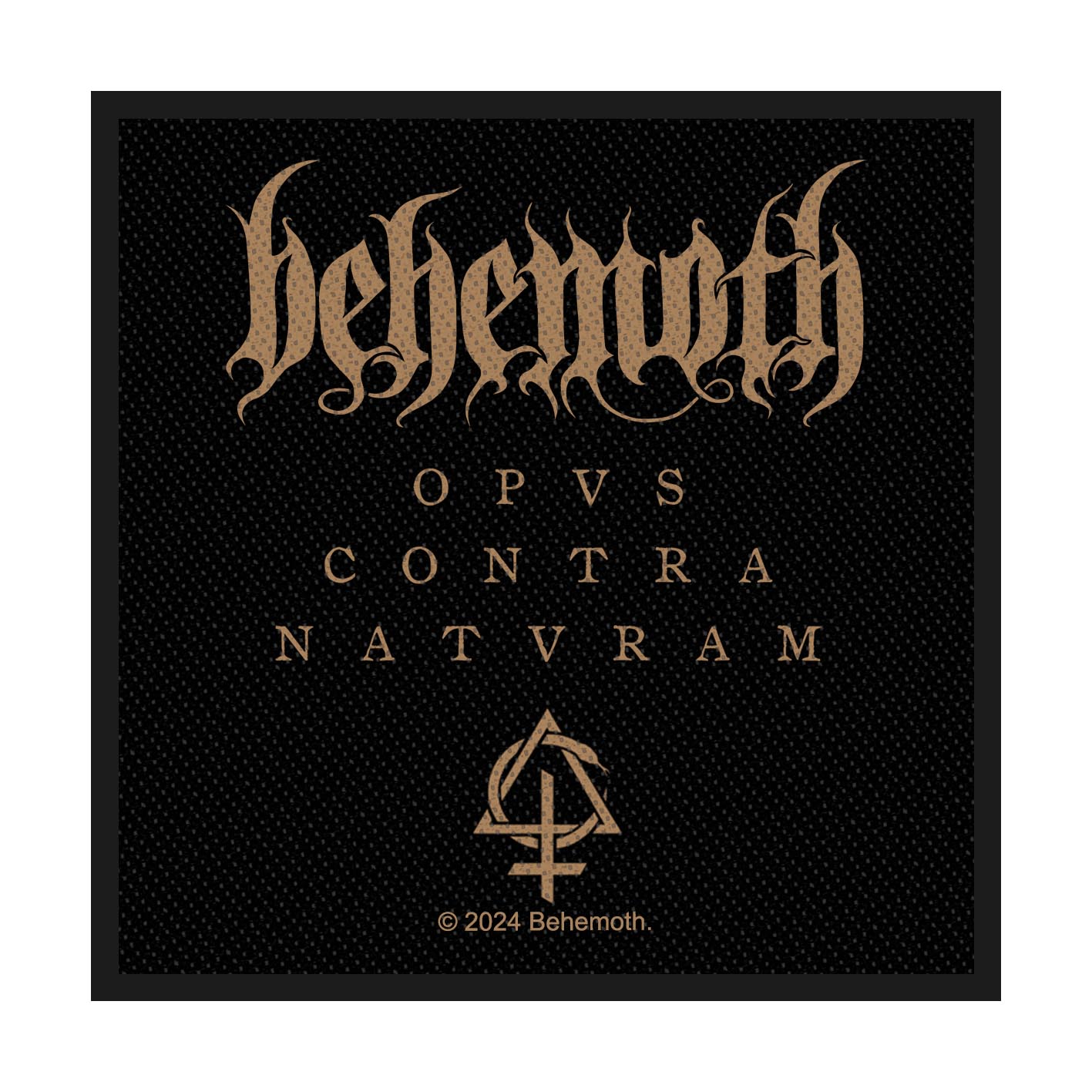 BEHEMOTH STANDARD WOVEN PATCH - OPUS CONTRA NATVRAM