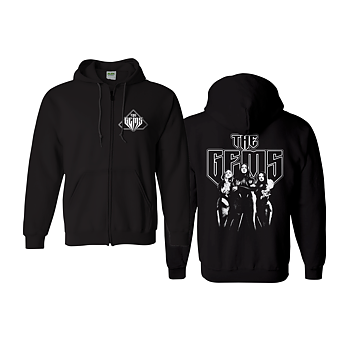 THE GEMS - ZIP-HOOD, SILHOUETTE