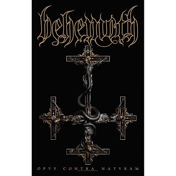 BEHEMOTH TEXTILE POSTER - OPUS CONTRA NATVRAM