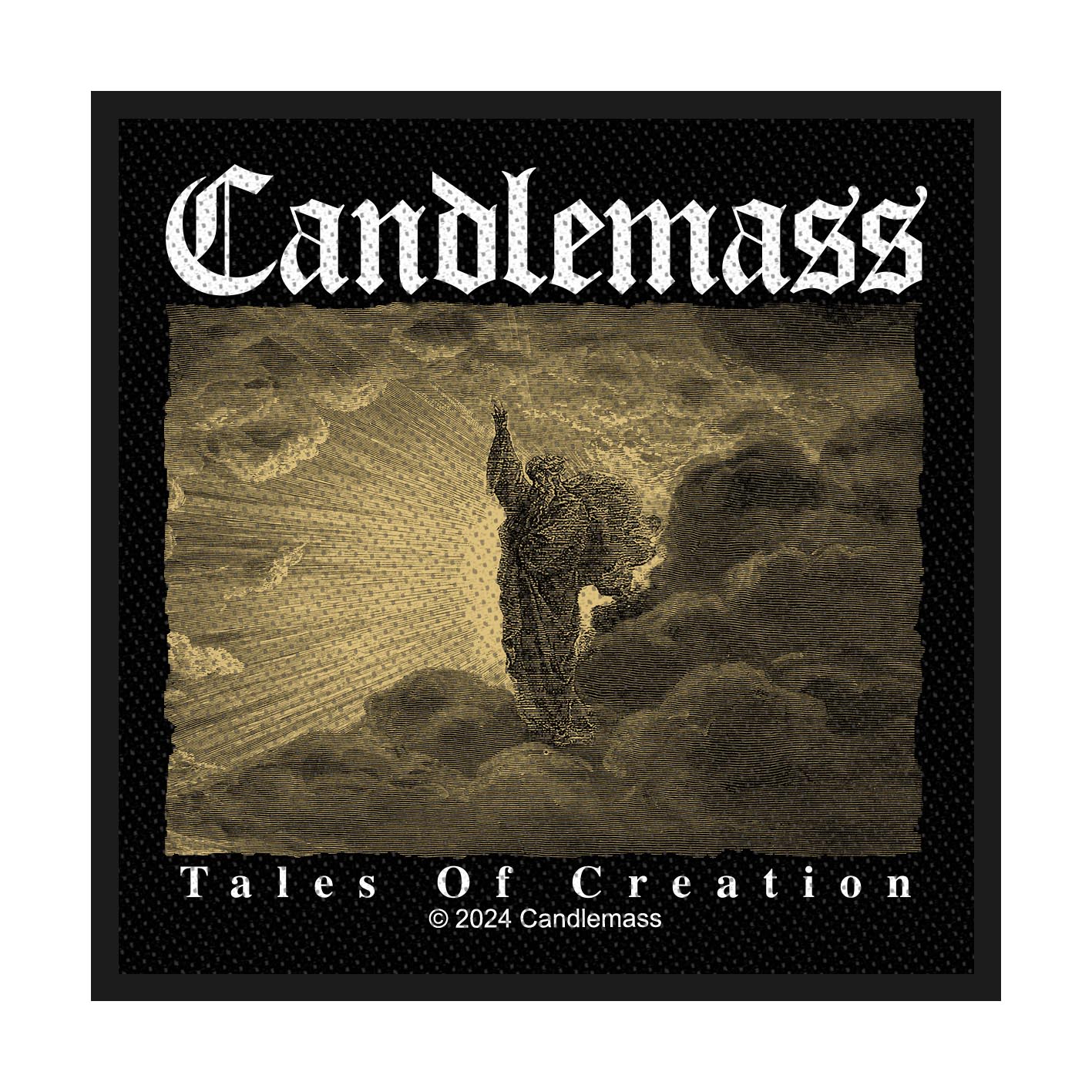 Candlemass Woven Patch: Tales Of Creation