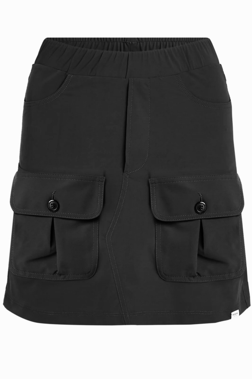 Penn & Ink NY - Short Cargo Skirt Black