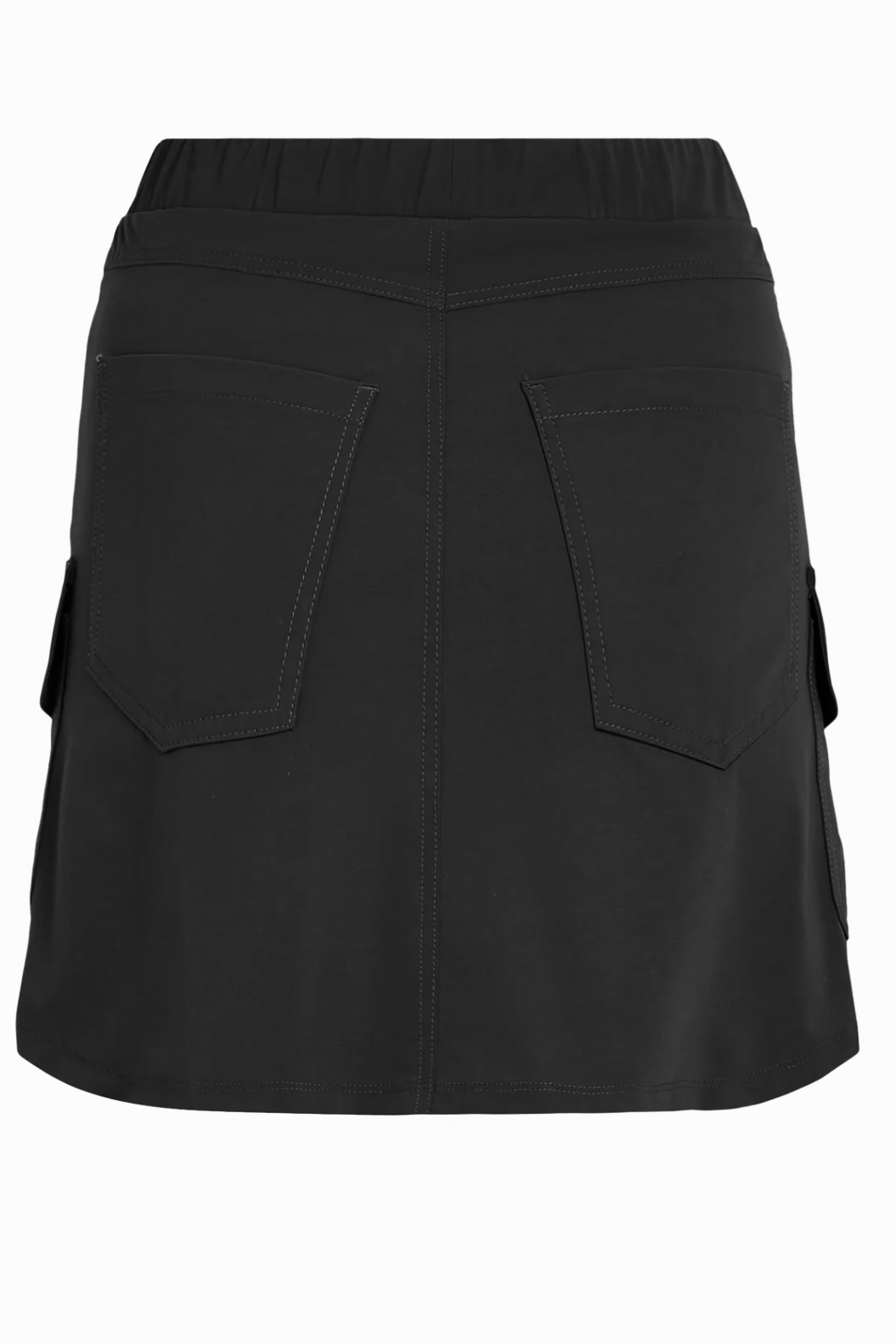Penn & Ink NY - Short Cargo Skirt Black - 2