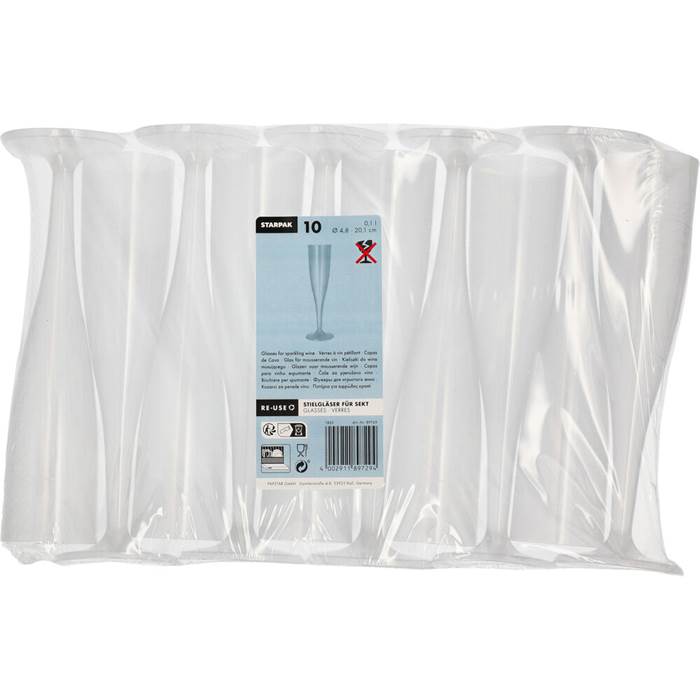 Flergångsglas Bubbel 10cl 10st - 2