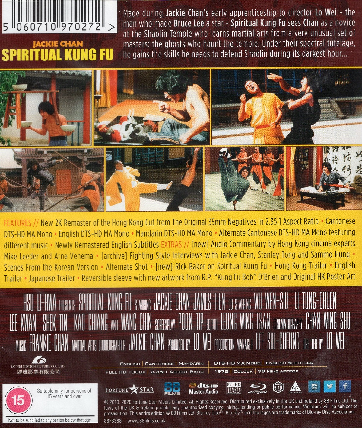 Spiritual Kung Fu (ej svensk text) (Blu-ray) - 2