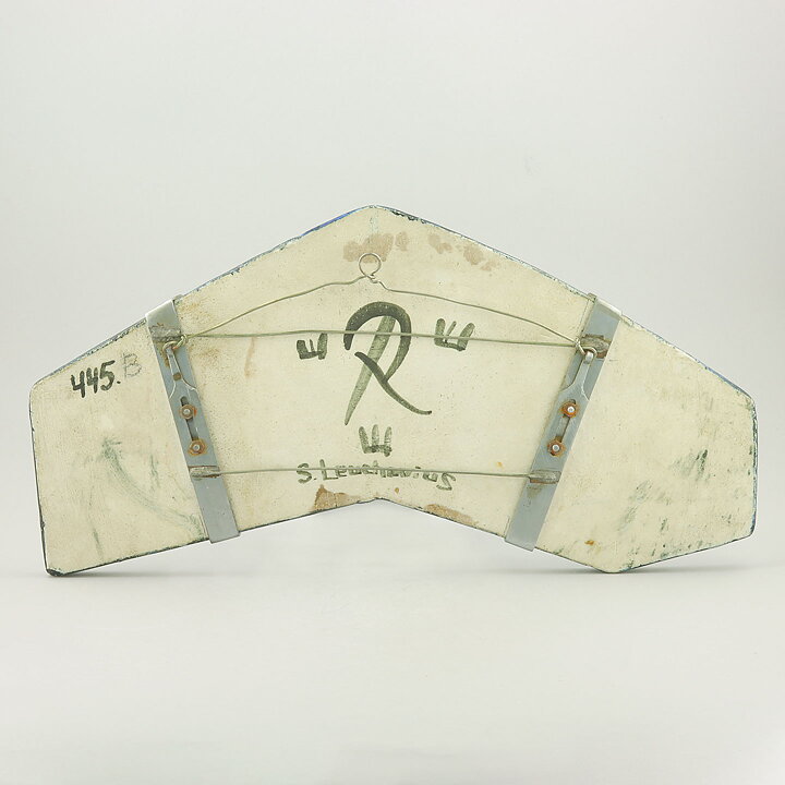 Sylvia Leuchovius (1960s) Unique Wall Plaque with Fish Motif 43 cm