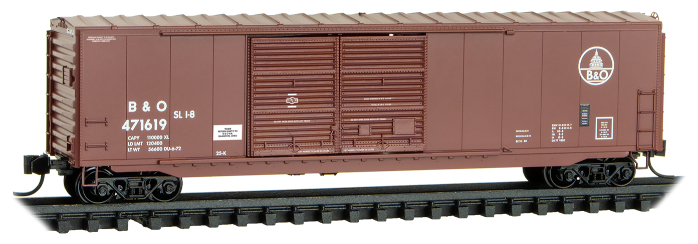 Standard 50" box car w/o roofwalk B&O #471619
