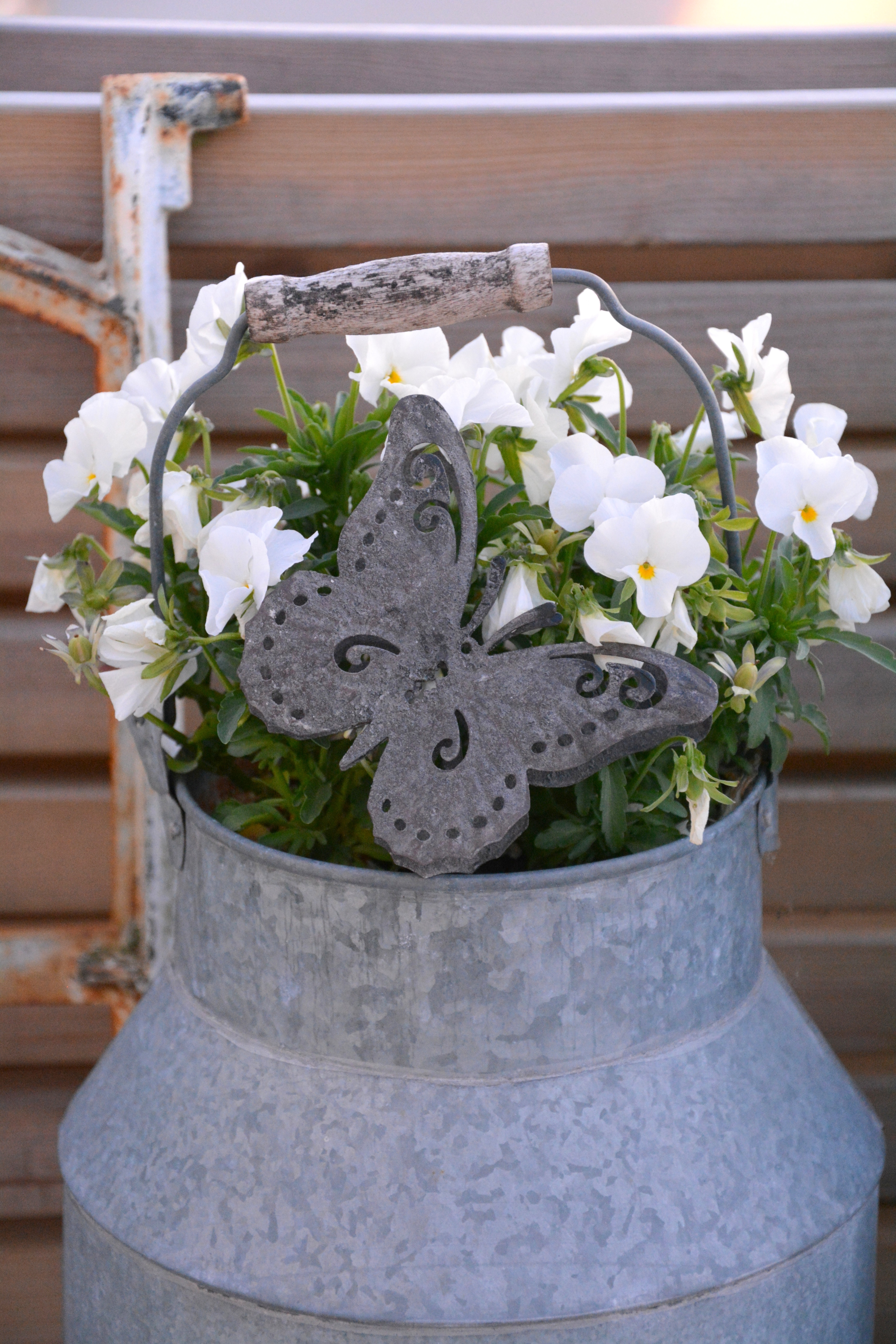 Fjäril i metall 11,5 cm