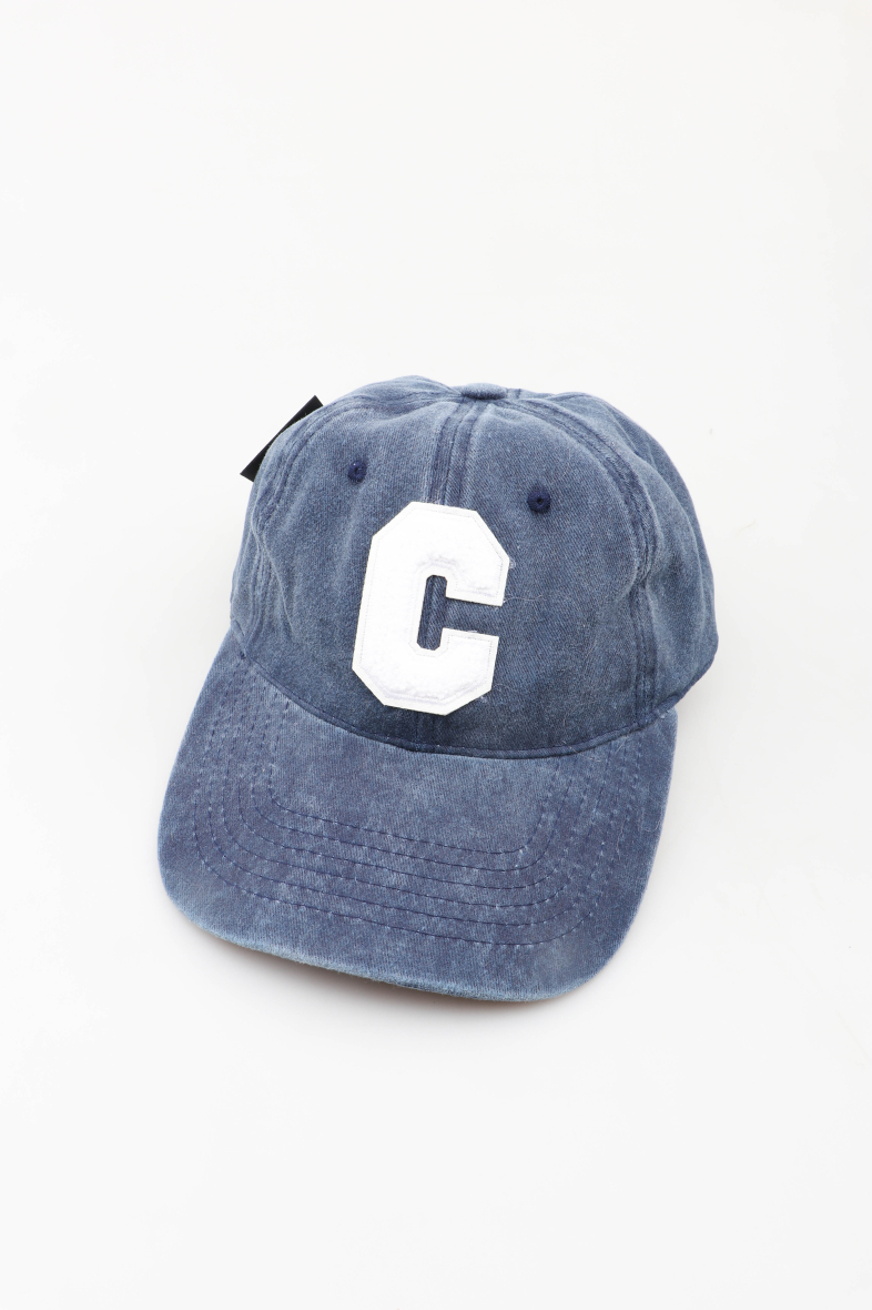 Cap C washed cotton navy - 2