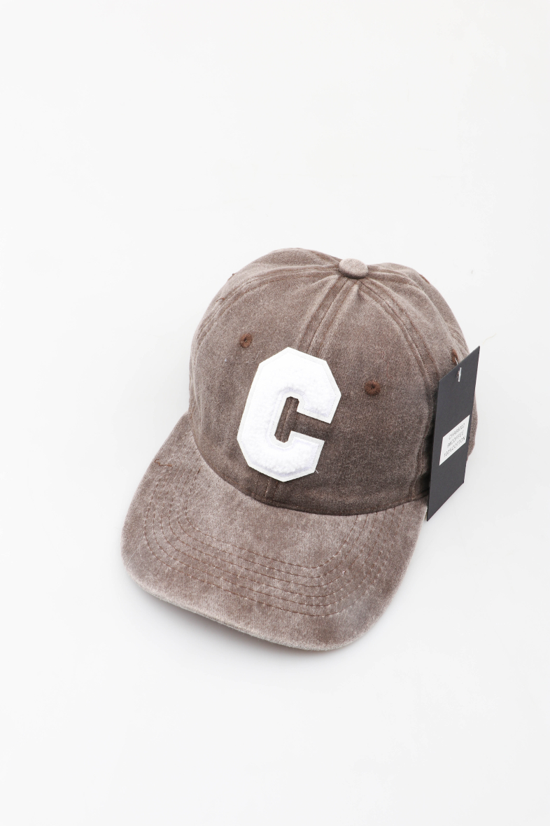 Cap C washed cotton brown - 2