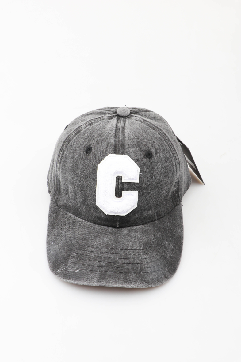 Cap C washed cotton black - 2