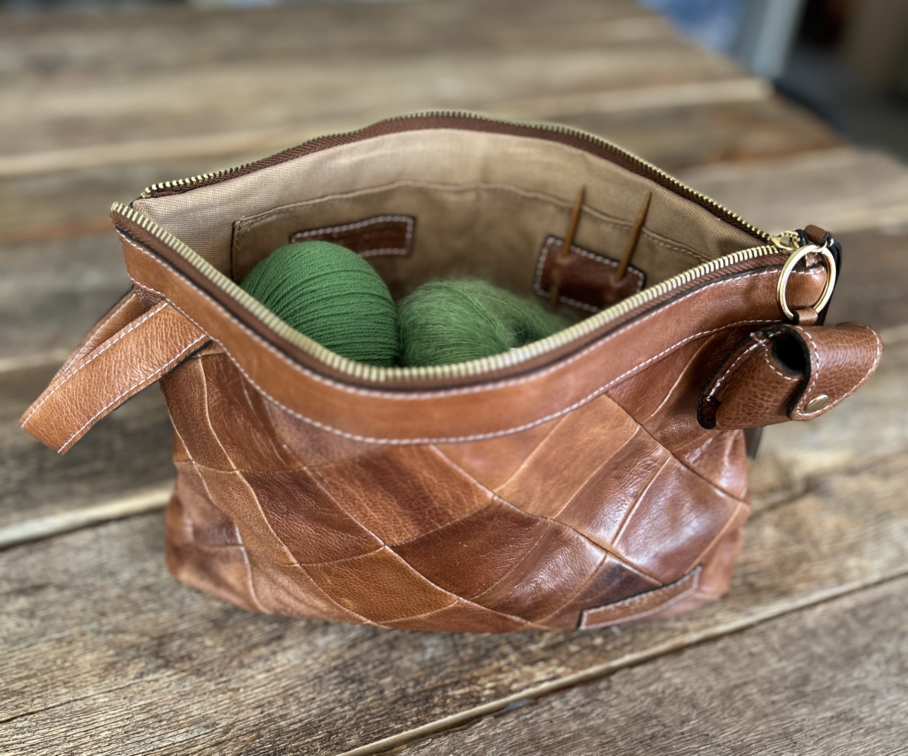 Project bag - genuine leather clutch Redesigned Project 17 - 2