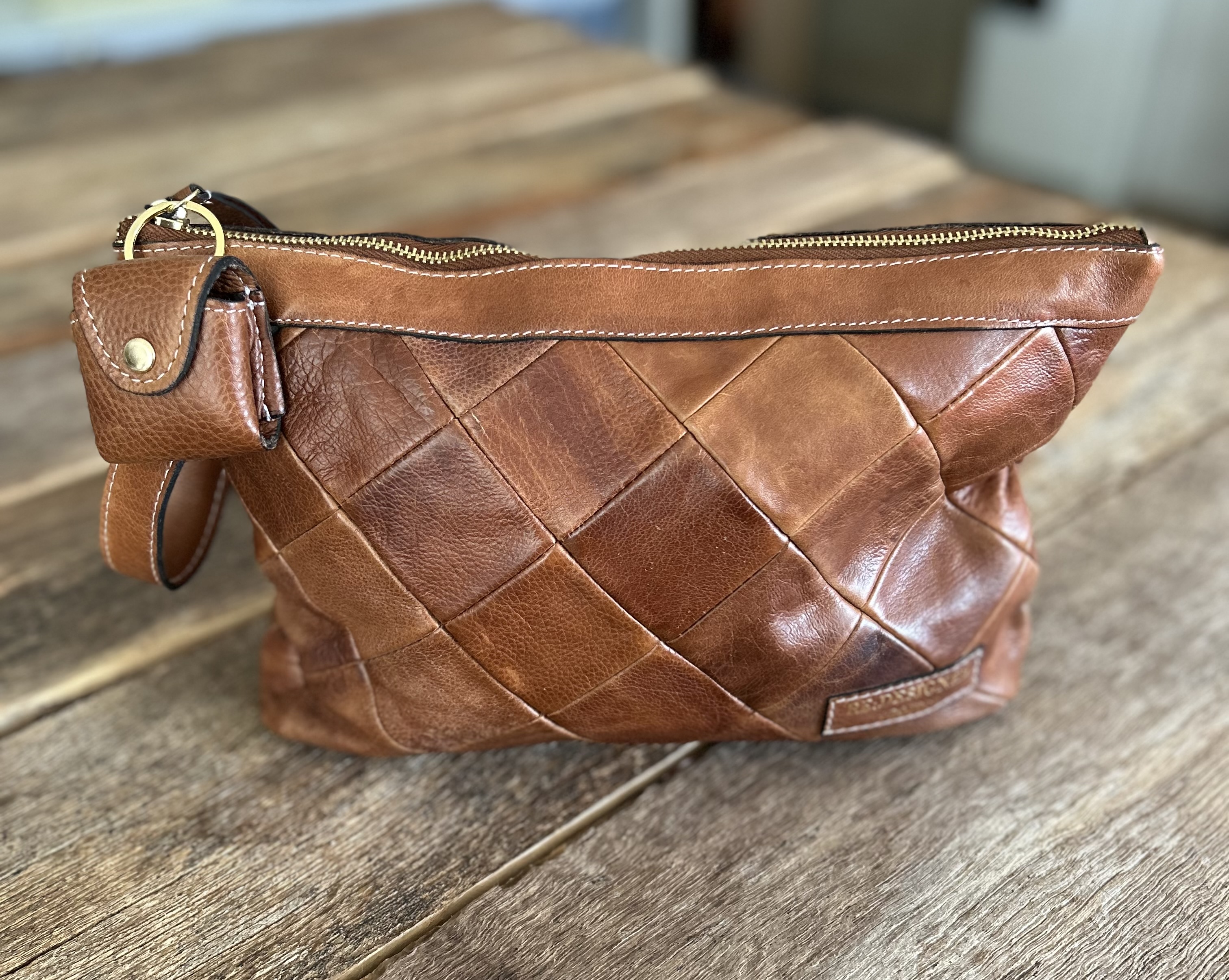 Project bag - genuine leather clutch Redesigned Project 17