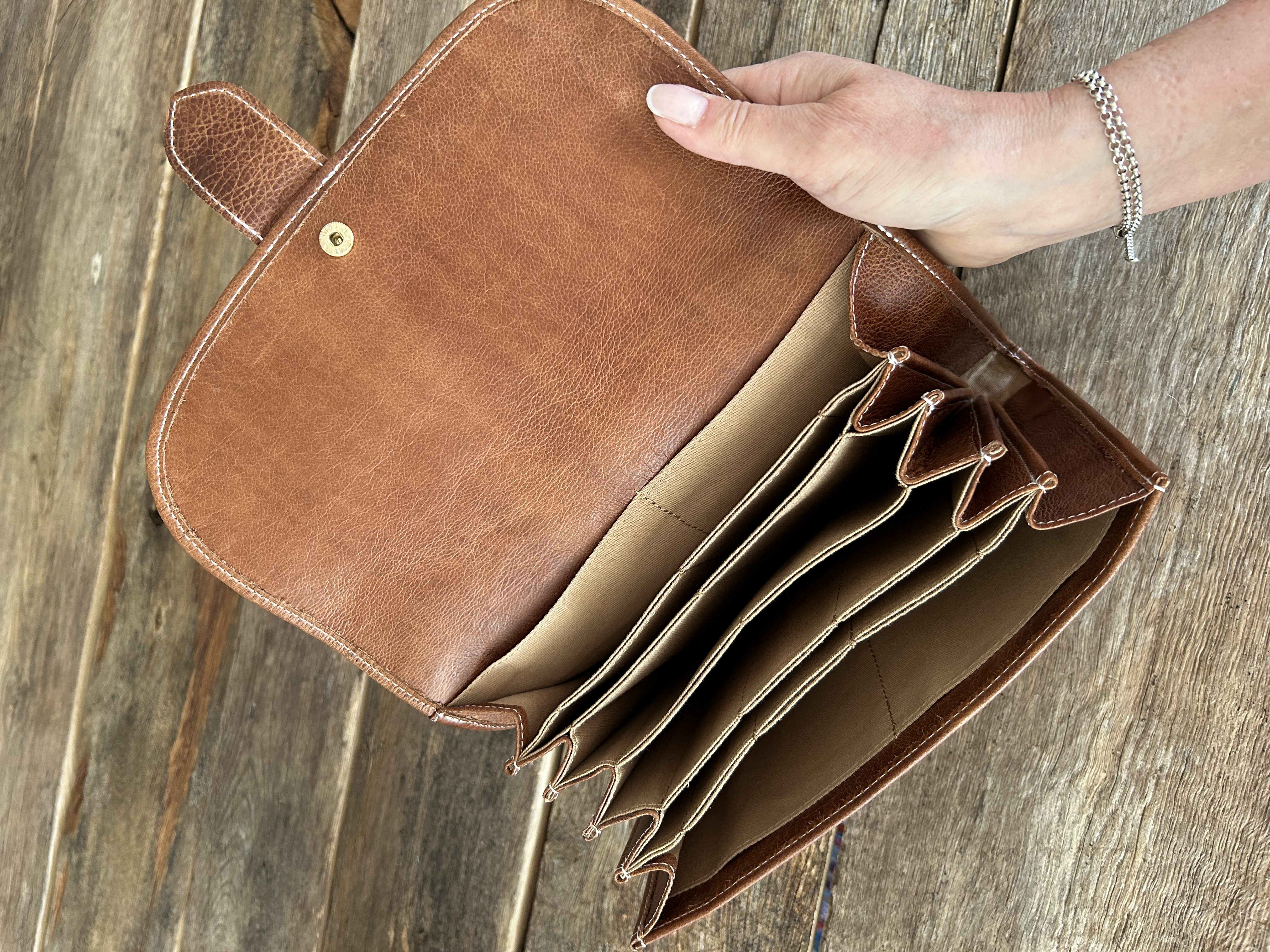 Genuine leather knitting case Redesigned Project 18